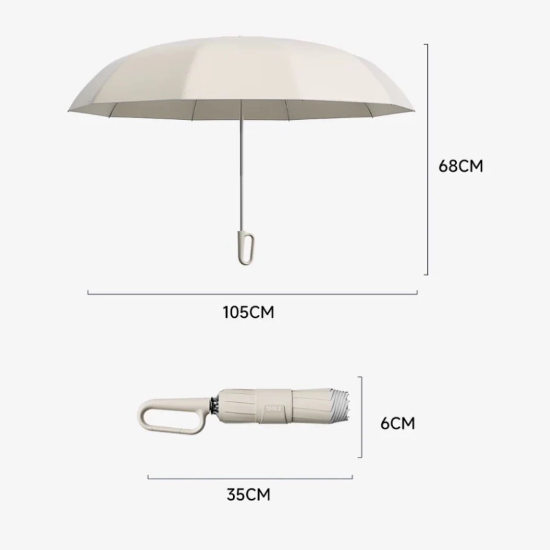 Winddichte Paraplu met Reflecterende Rand - StormGuard
