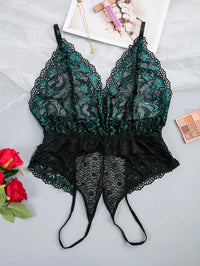 Sammy Jackson™ Amber Plus-Size Bodysuit | Sensueel & Transparant