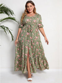 Sammy Jackson™ Marga Plus-Size Summer Dress | Stylish & Floral