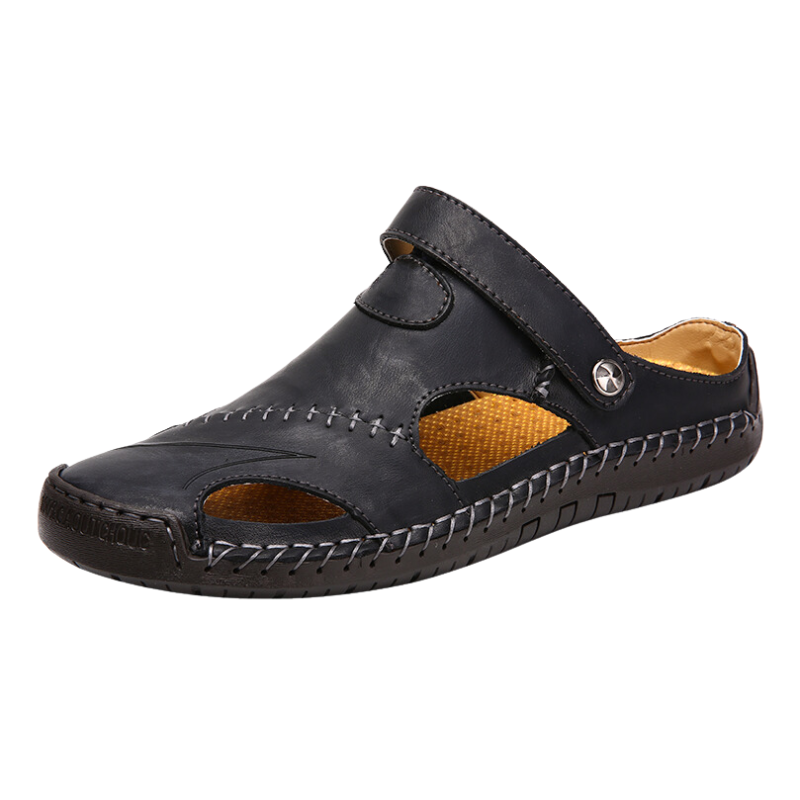 Orthopedic Leather Men's Sandals – Marco