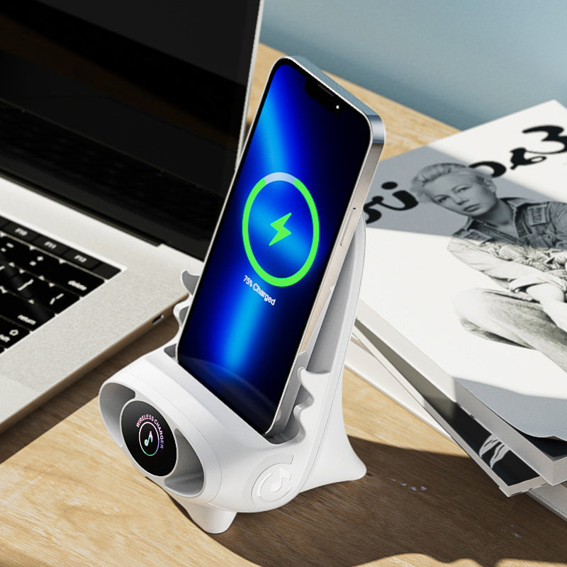 Bezprzewodowy uchwyt na telefon z funkcją szybkiego ładowania 15W - FlexCharge Chair