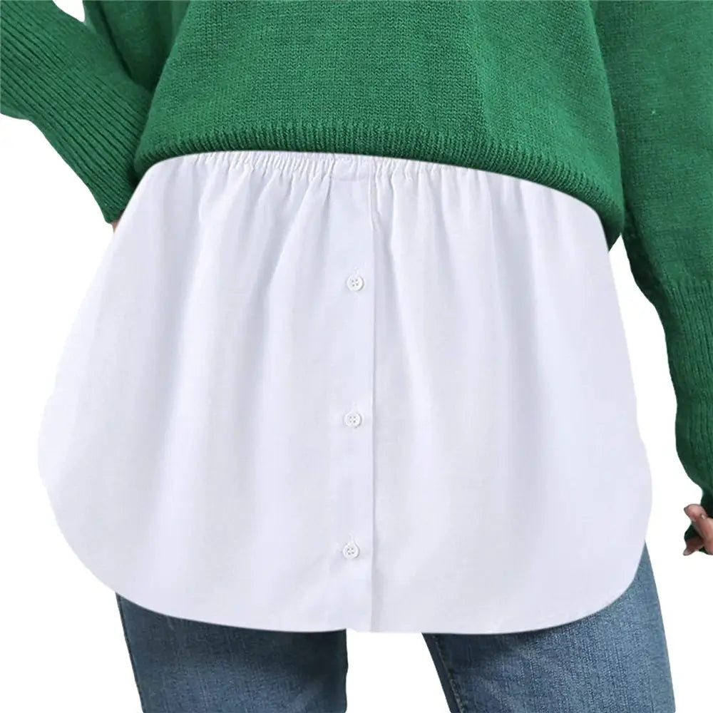 Women's Shirt Extender with Elastic Waistband - Noelle