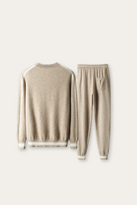 Light Brown Cashmere Merino Wool Set – Alessio