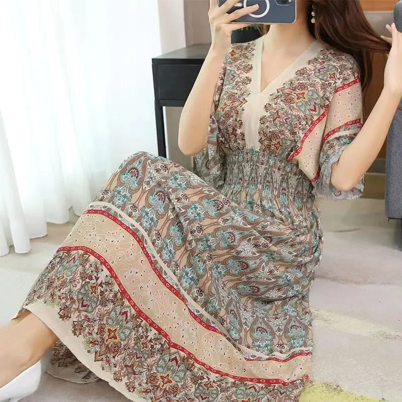 Sammy Jackson™ Sukienka Maxi Mia | Retro i Casual