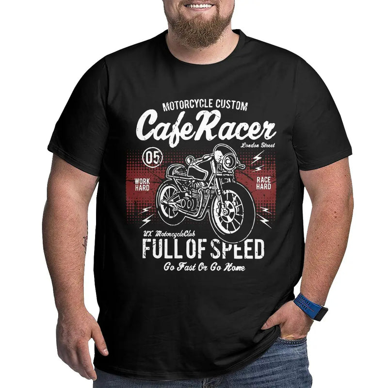 Sammy Jackson™ Full Throttle Motorshirt | Koszulka vintage w rozmiarze plus
