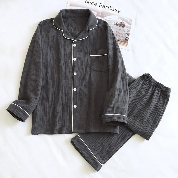 Sammy Jackson™ UltraThin Pyjama | Grote en luchtige katoenen loungewear