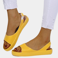 Comfortable women's summer shoes with thick sole – Tilda