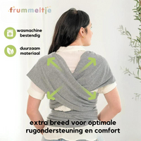 Back-Supporting Baby Wrap Carrier - CuddleWrap