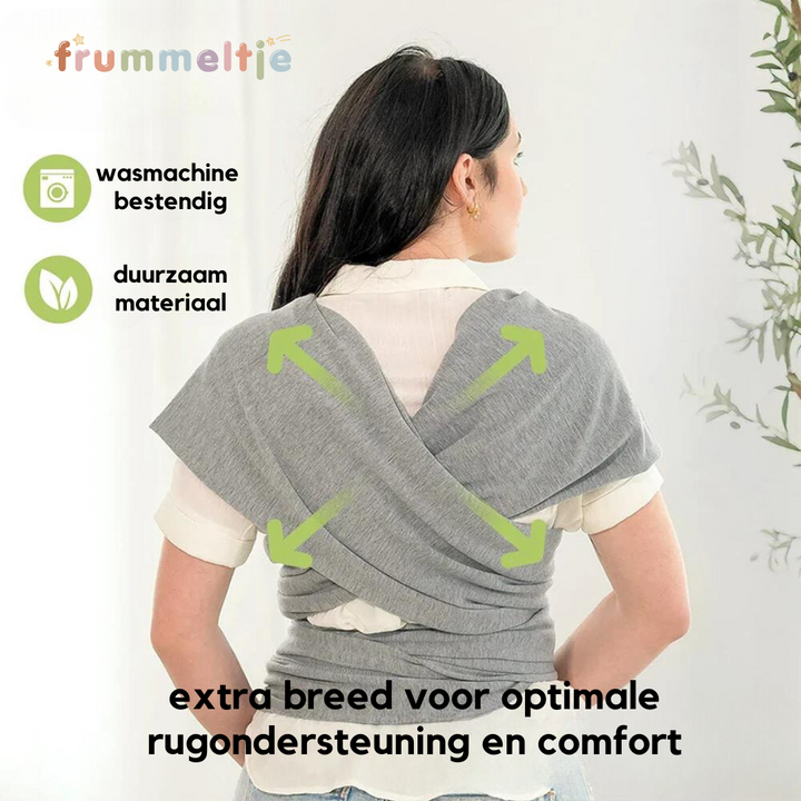 Back-Supporting Baby Wrap Carrier - CuddleWrap