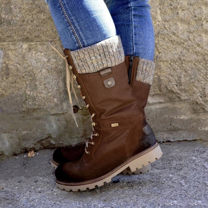Stylish Tall Women's Winter Boots - Nora