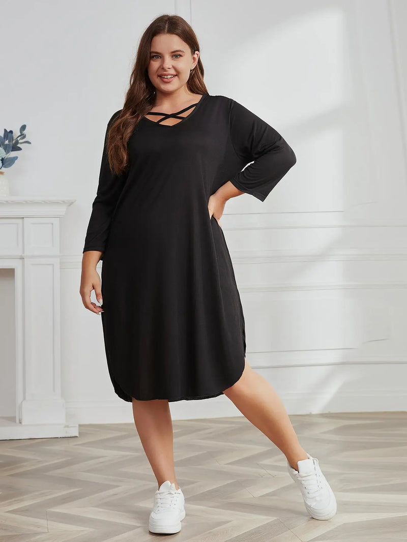 Sammy Jackson™ Gemma Plus-Size Summer Dress | Casual & Stylish