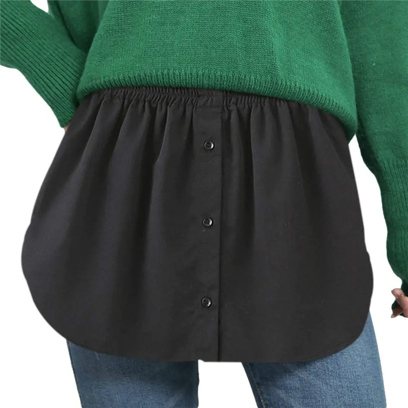 Women's Shirt Extender with Elastic Waistband - Noelle