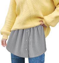 Women's Shirt Extender with Elastic Waistband - Noelle