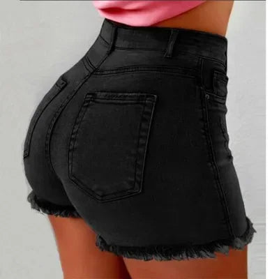 Sammy Jackson™ Zelie Krótkie Spodnie Plus Size | Denim i Casual