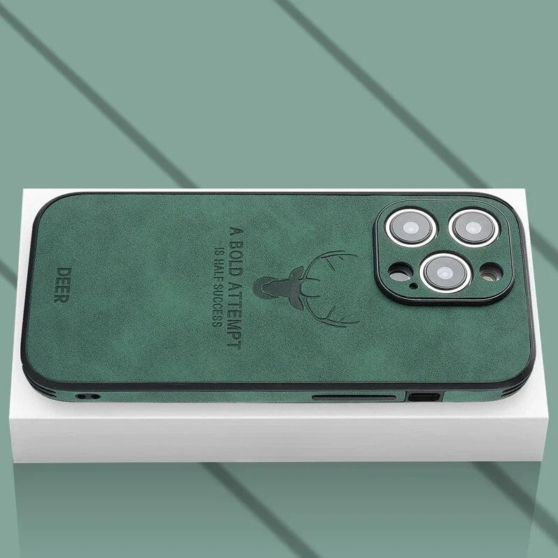 Luxury Deer Leather iPhone Case – Veltro