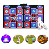 Double Dance Mat with Remote Control - RhythmFlex