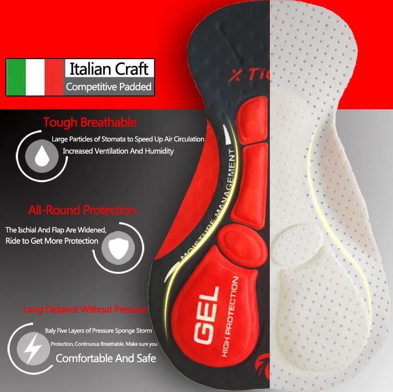 Bike Shorts with Padding - Matteo