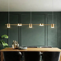 Nowoczesna aluminiowa lampa wisząca - AuraDrum
