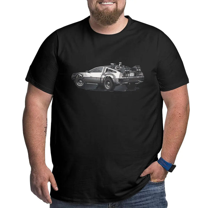 Sammy Jackson™ Back To The Future Delorean T-Shirt | Plus size T-shirt