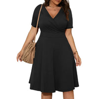 Sammy Jackson™ Georgie Plus-Size Summer Dress | Formal & Stylish