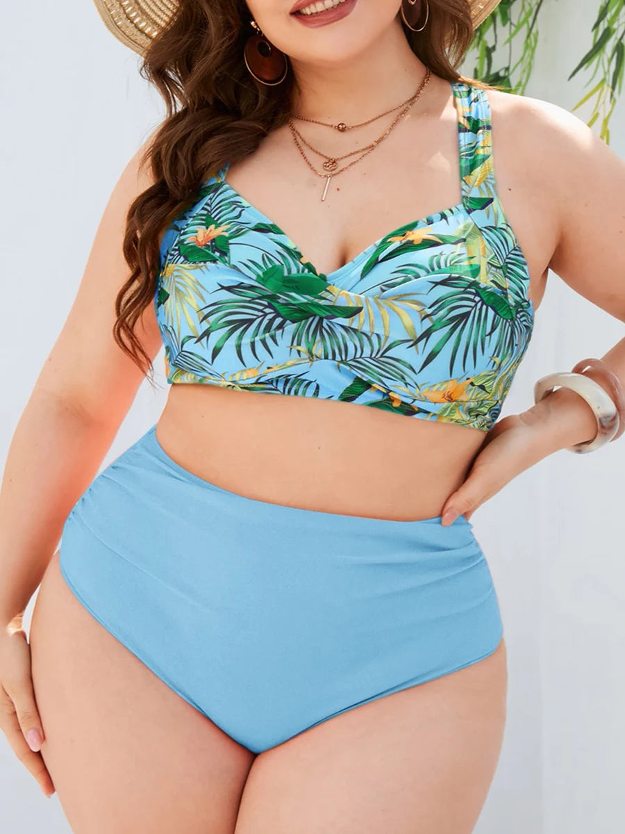 Sammy Jackson™ Ylona Plus-Size Bikini | Vrolijk & Flatterend