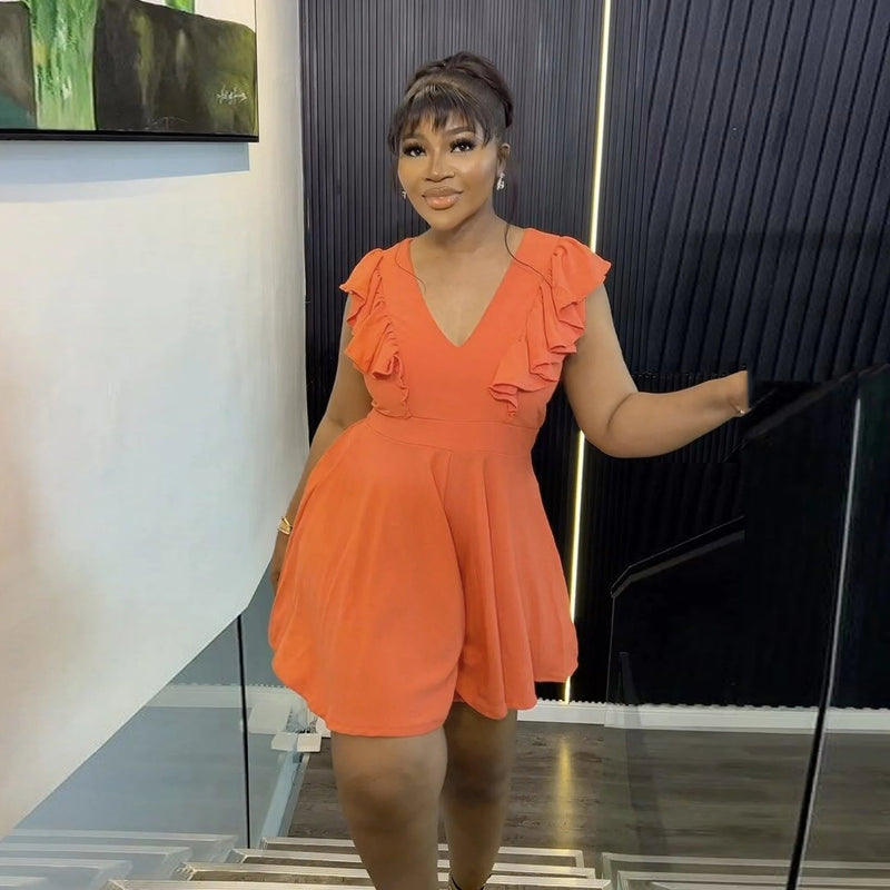 Sammy Jackson™ Linde Plus Size Playsuit | Stylish & Versatile
