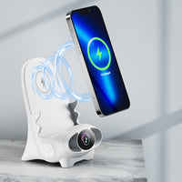 Bezprzewodowy uchwyt na telefon z funkcją szybkiego ładowania 15W - FlexCharge Chair