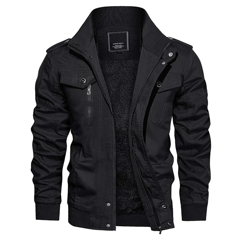 Sammy Jackson™ Abel Winter Bomber Jacket | Warm Tough Winter Coat