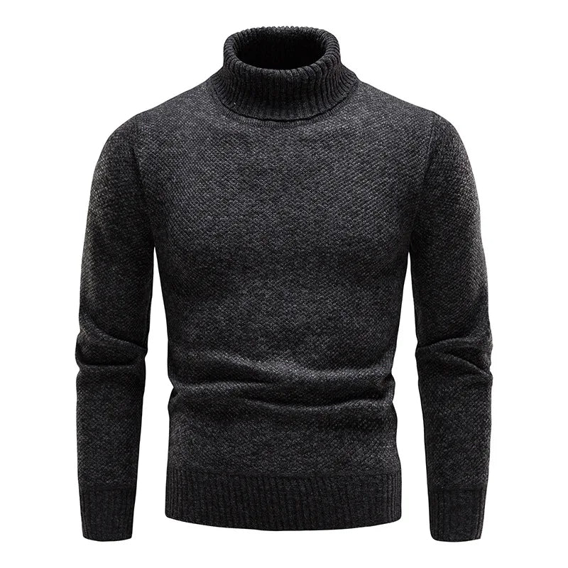 Sammy Jackson™ Paul Wooly Turtleneck Sweater | Warm Knitted Turtleneck