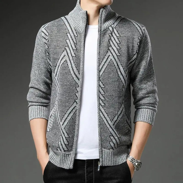 Sammy Jackson™ StripeZip Vest | Trendy striped winter vest