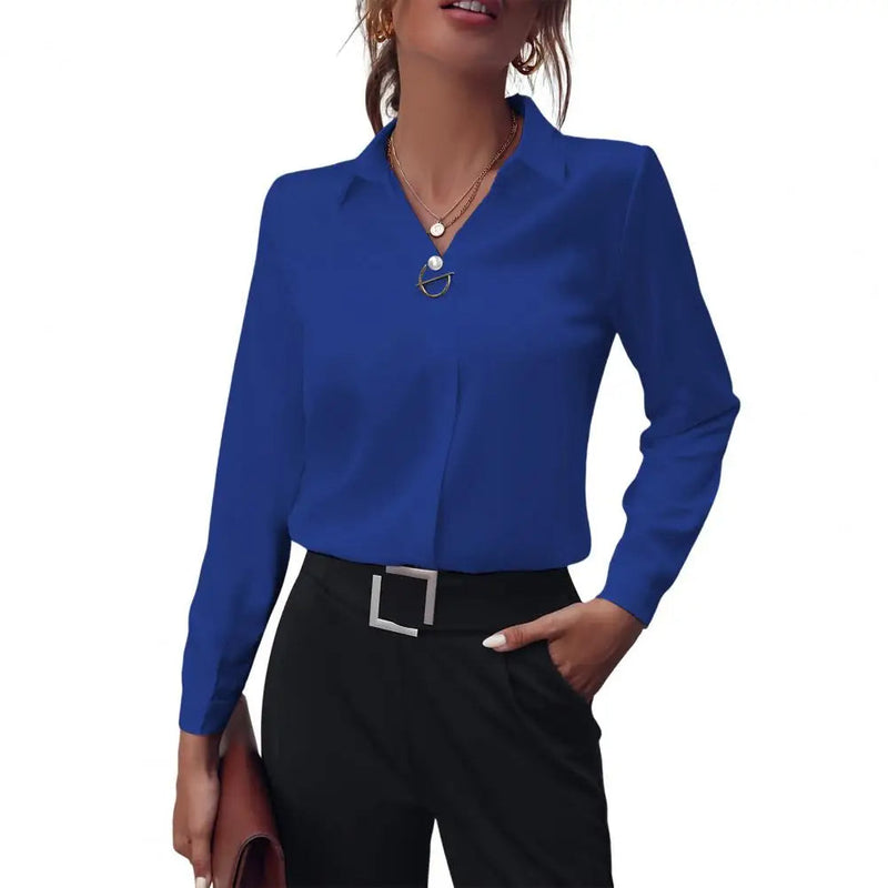 Trendy Women's Chiffon Blouse - Amélie