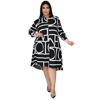 Sammy Jackson™ Georgia Plus-Size Jurk | Casual & Uniek