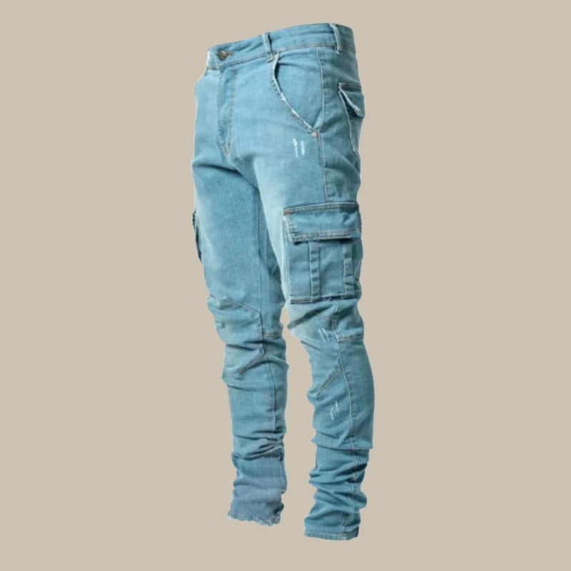 Premium Stretch Cargo Jeans for Men - Orion