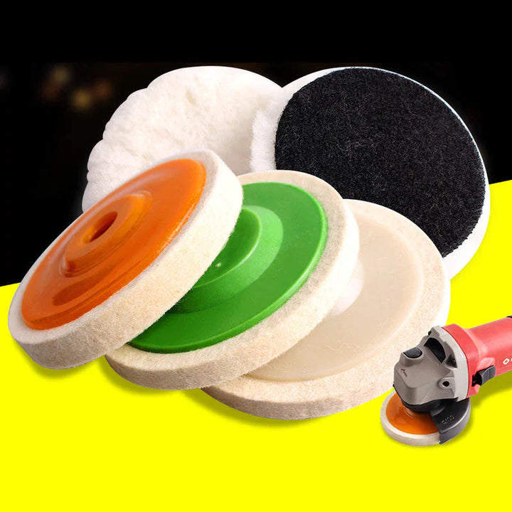 Set of 3 Wool Polishing Pads – Polistra