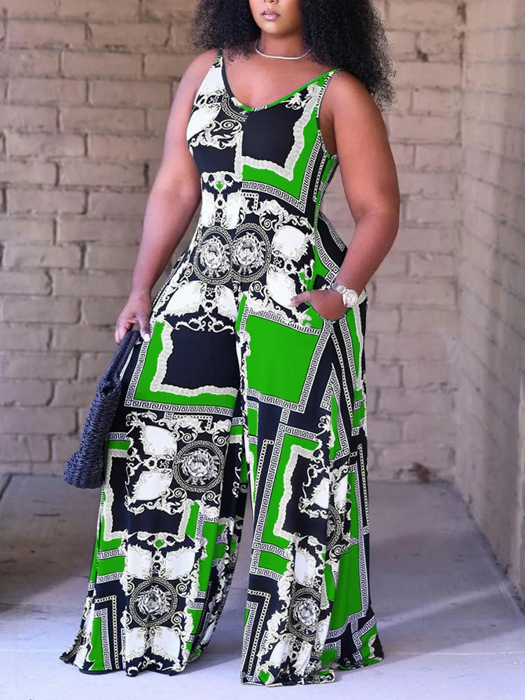 Sammy Jackson™ Dana Plus Size Jumpsuit | Vrolijk & Trendy