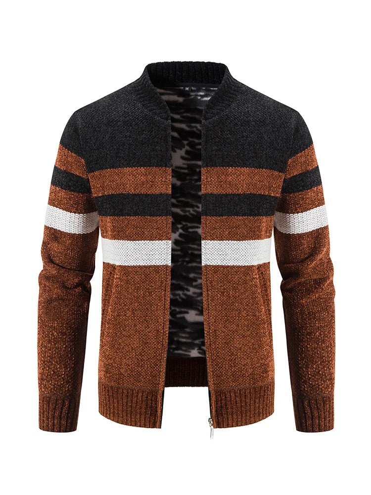 Men's Striped Fall Vest – Tobias