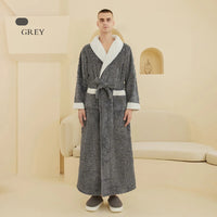 Sammy Jackson™ Szlafrok Jacquard | Ciepły i wygodny szlafrok z polaru