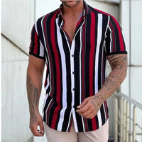 Sammy Jackson™ Koszulka Maurice | W Paski i Casualowa