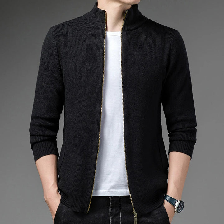 Sammy Jackson™ AutumnKnit Vest | Slimfit vest met ritssluiting
