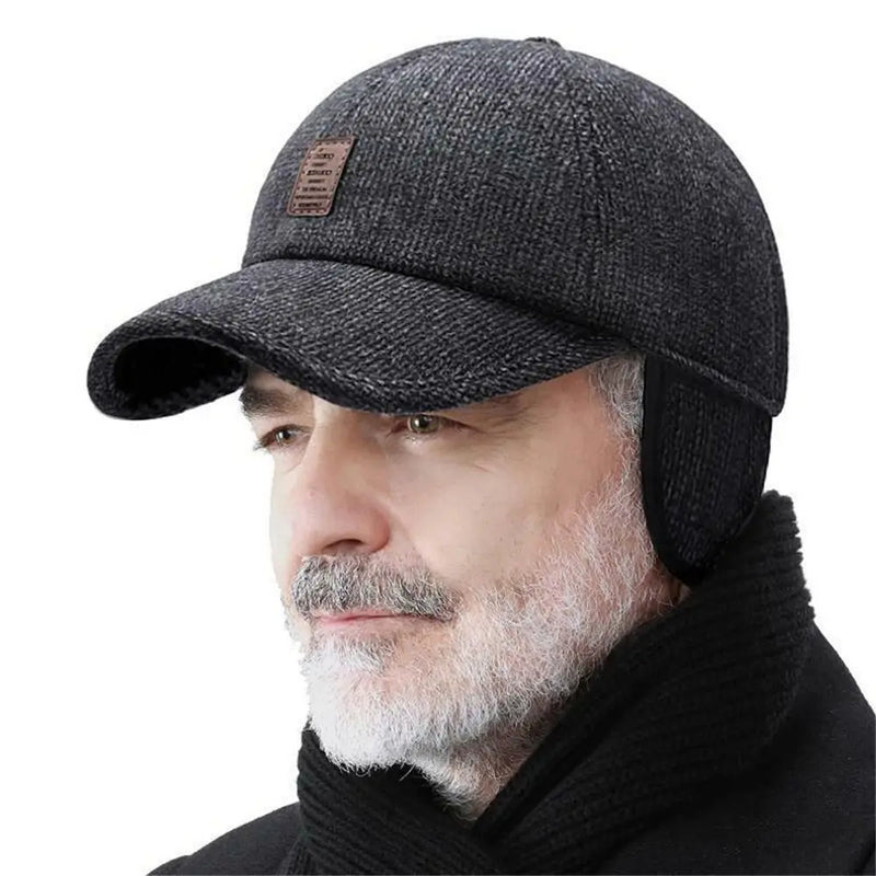 Sammy Jackson™ Classic Winterpet | Nostalgiczna wełniana czapka z napami