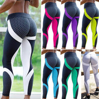 High Waist Dames Yoga Legging met Geometrisch Patroon – Aurora