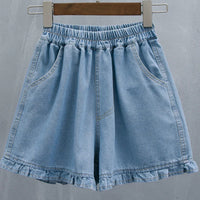 Sammy Jackson™ Linde Krótkie Spodnie Plus Size | Denim i Modne