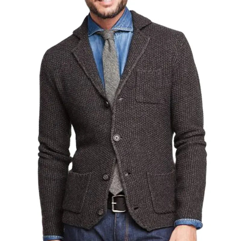 Sammy Jackson™ Sweatercoat | Casual knitted vest