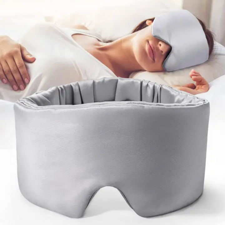 Luxury Pure Mulberry Silk Sleep Mask - LunaPure