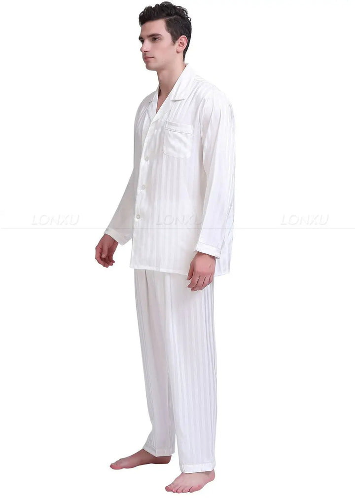 Sammy Jackson™ Luxury Pajamas | Sleek silk pajamas for men