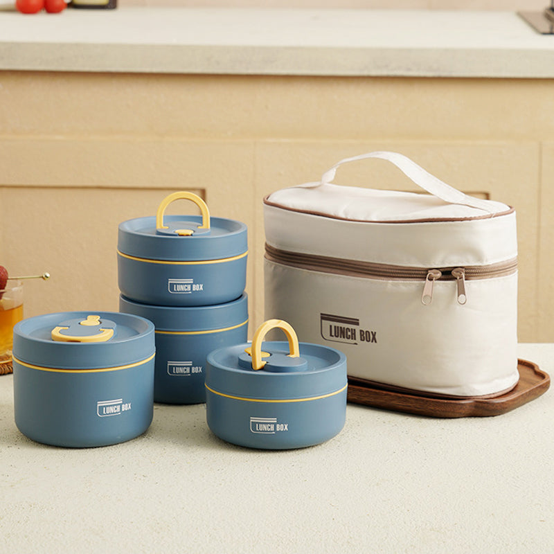 Meerlagige Geïsoleerde Lunchbox met GRATIS Draagtas - ThermoBox