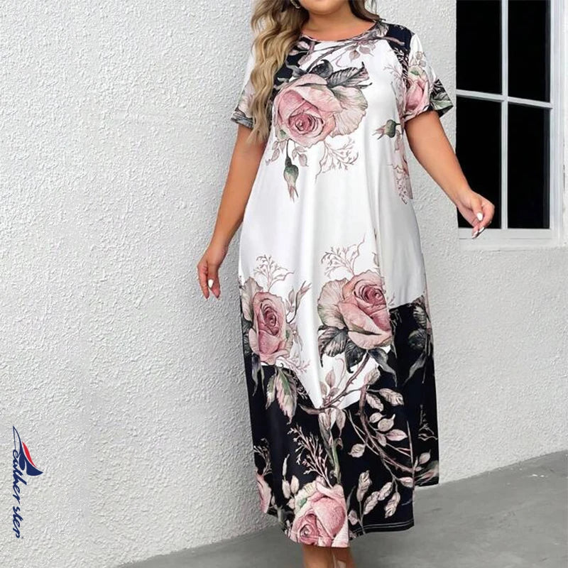 Sammy Jackson™ Rhoda Plus-Size Maxi Dress | Stylish & Eye-Catching