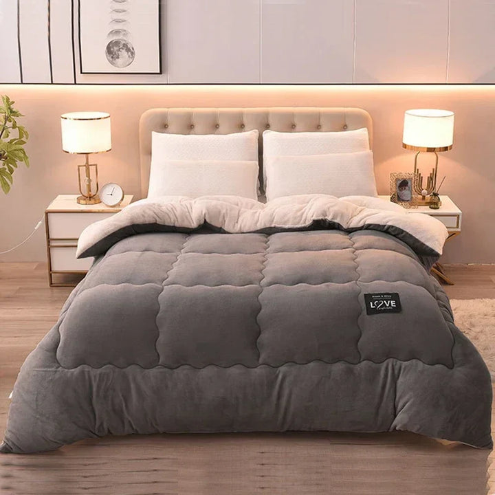 Luxury Winter Duvet with Double Flannel Fleece - FrostGuard