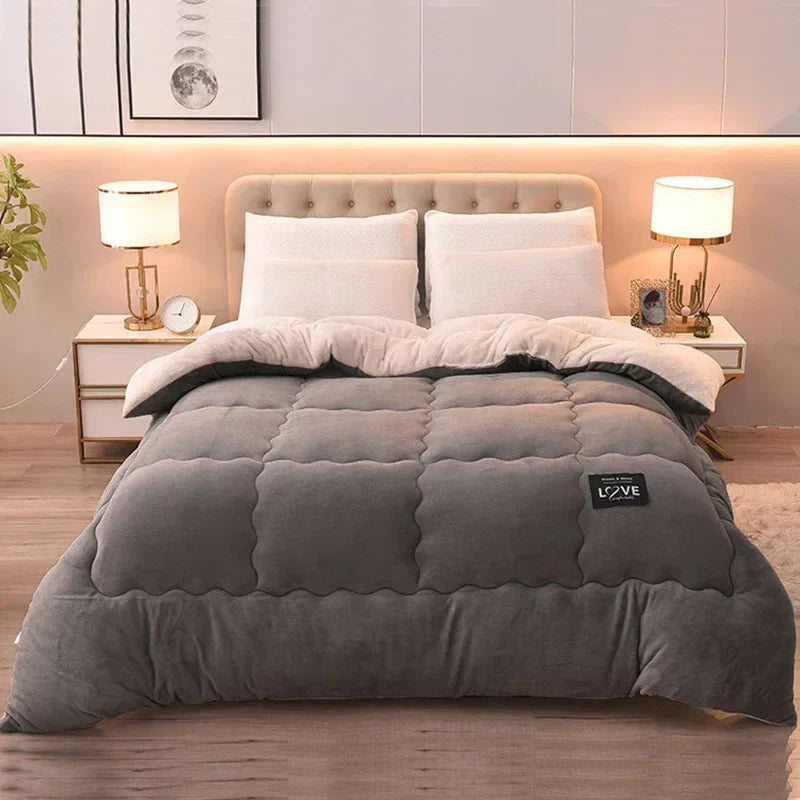 Luxury Winter Duvet with Double Flannel Fleece - FrostGuard