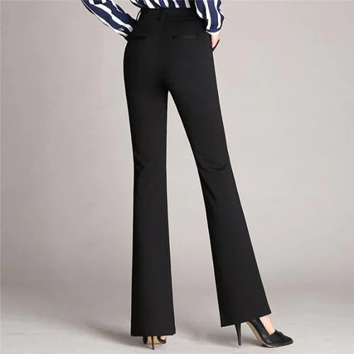 Slim Flared High Waist Pants – Mila